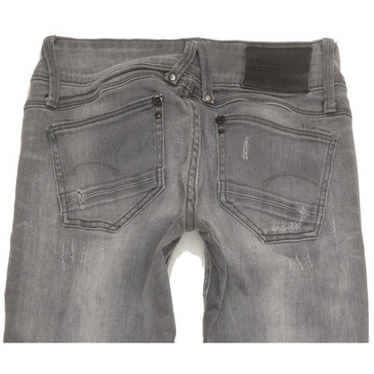 G-Star Women Grey Skinny Slim Jeans W24 L31
