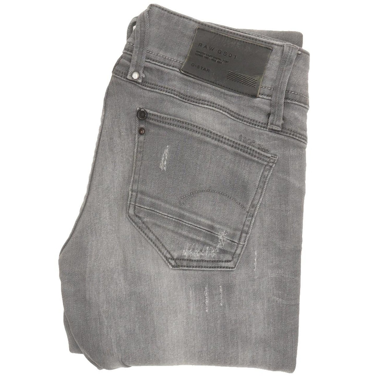 G-Star Women Grey Skinny Slim Jeans W24 L31