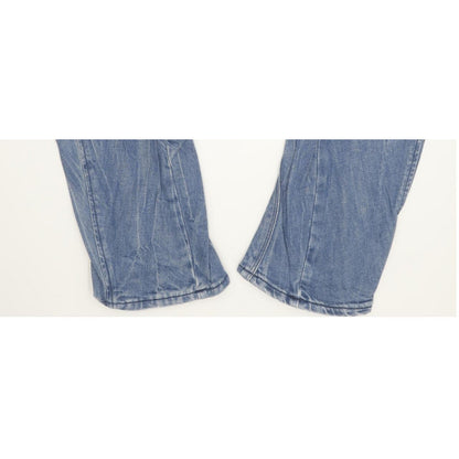 G-Star Arc Navy 3D Women Blue Straight Loose Stretch Jeans W28 L32