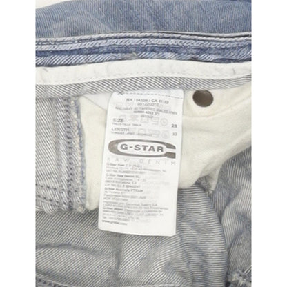 G-Star Arc Navy 3D Women Blue Straight Loose Stretch Jeans W28 L32