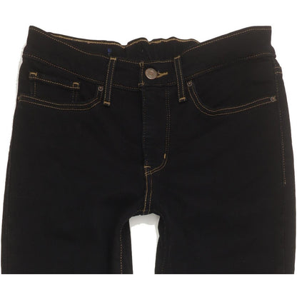 Levi's Women Black Skinny Slim Jeans W24 L32