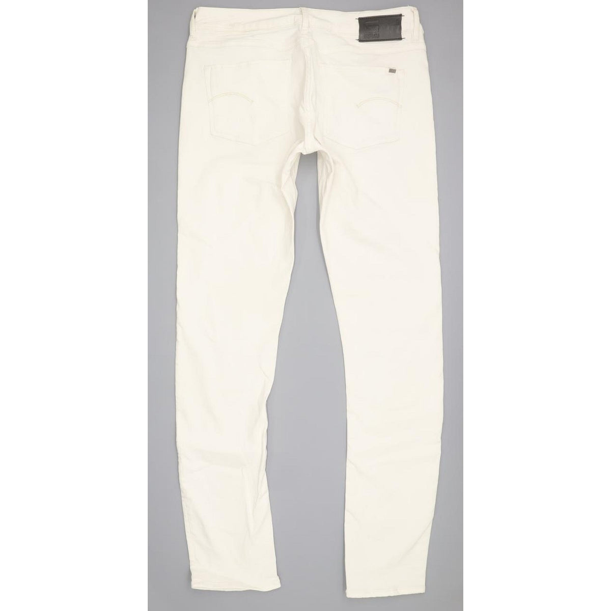 G-Star Women White Straight Slim Stretch Jeans W28 L32