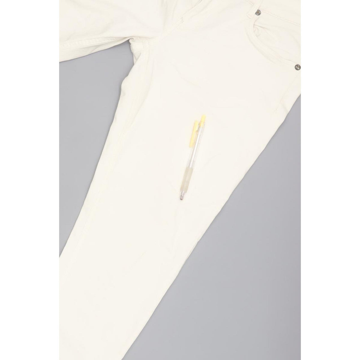 G-Star Women White Straight Slim Stretch Jeans W28 L32