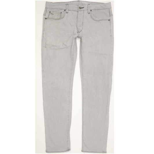 G-Star Type C 3D Men Grey Tapered Loose Stretch Jeans W32 L31