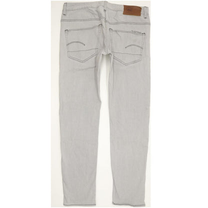 G-Star Type C 3D Men Grey Tapered Loose Stretch Jeans W32 L31
