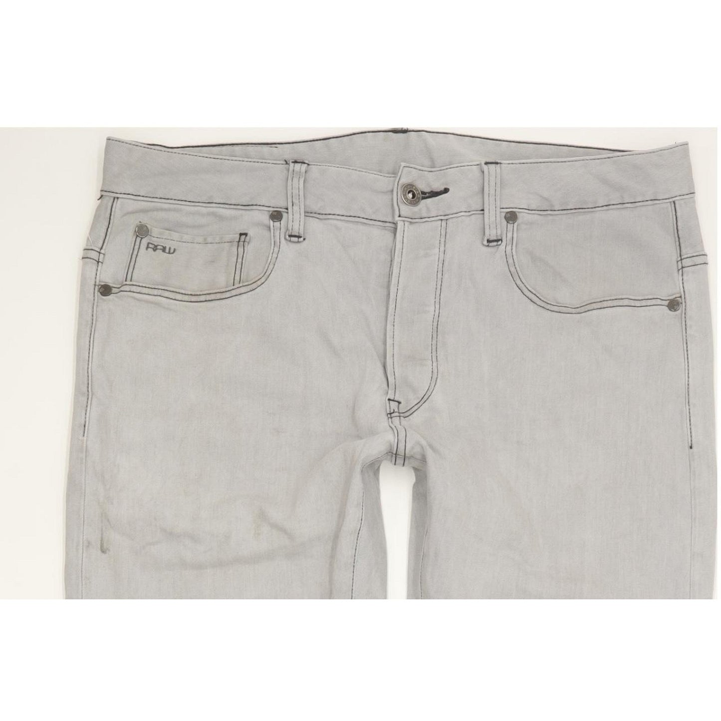 G-Star Type C 3D Men Grey Tapered Loose Stretch Jeans W32 L31