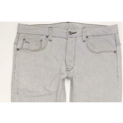 G-Star Type C 3D Men Grey Tapered Loose Stretch Jeans W32 L31