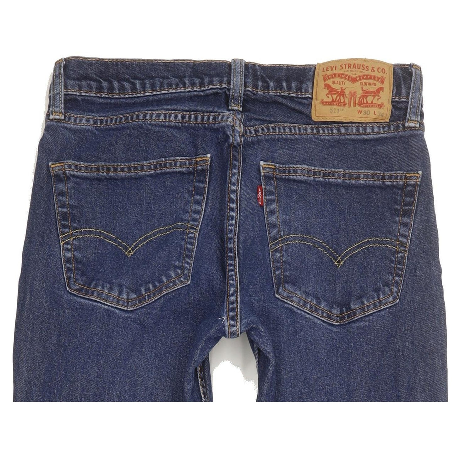 Levi's 511 Men Blue Straight Slim Jeans W30 L33
