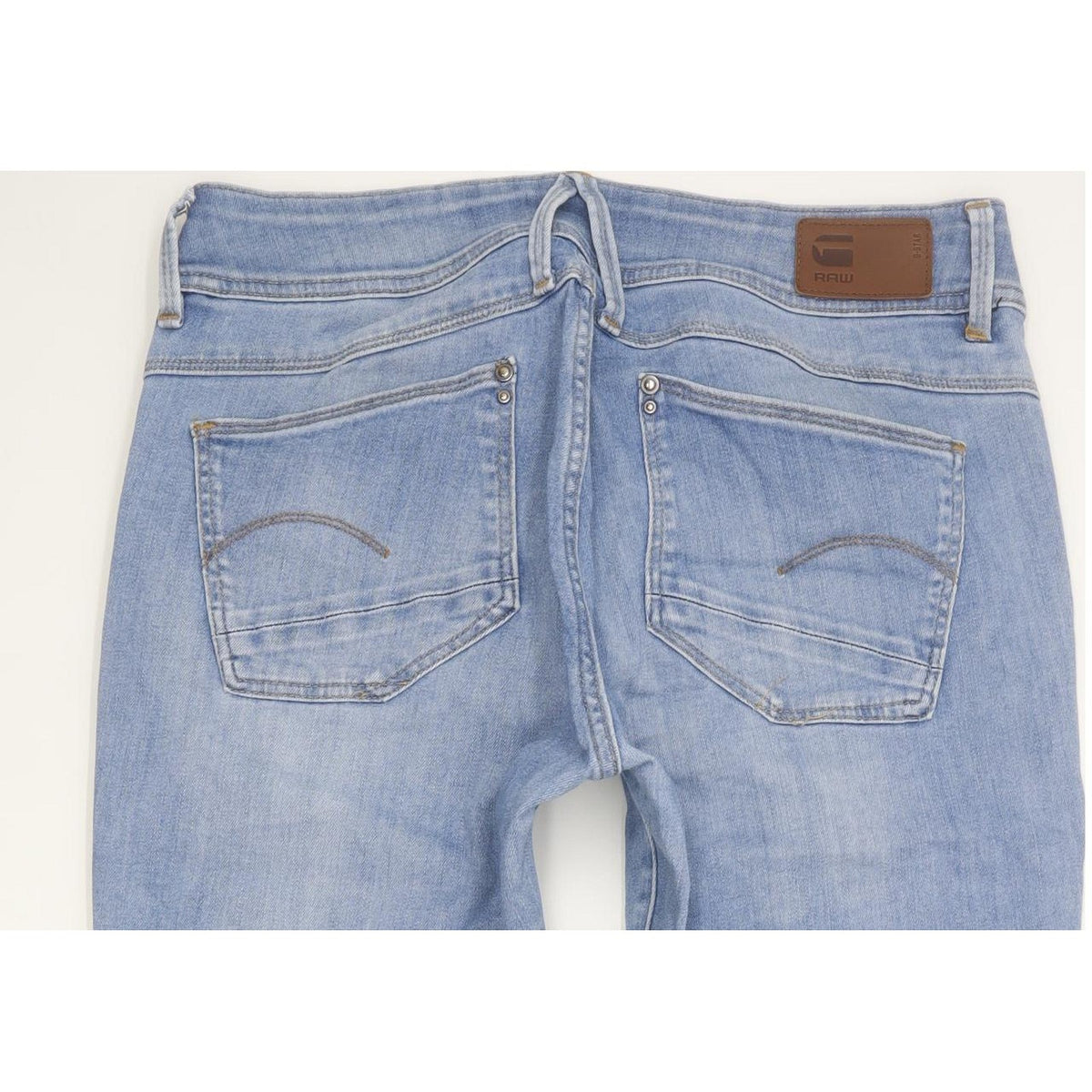 G-Star Lynn Ankle Women Blue Skinny Slim Stretch Jeans W28 L30