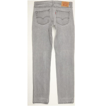 Levi's 511 Men Grey Straight Slim Jeans W32 L33