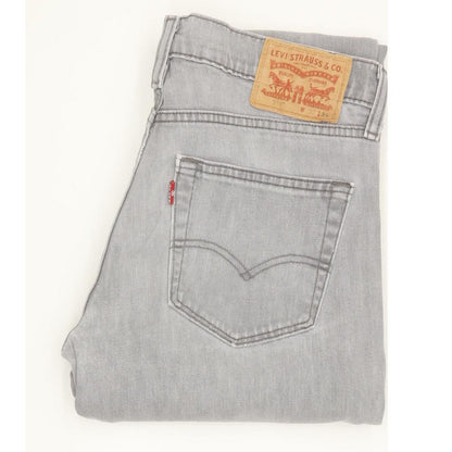 Levi's 511 Men Grey Straight Slim Jeans W32 L33