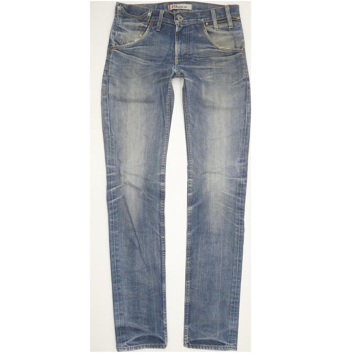 Levi's 513 Men Blue Skinny Slim Jeans W31 L34