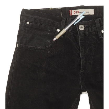 Levi's 513 Men Black Skinny Slim Jeans W31 L34