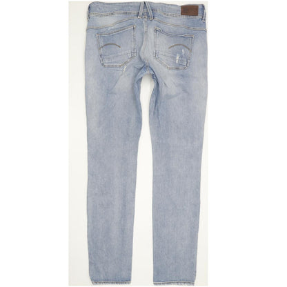 G-Star Lynn Women Blue Skinny Slim Stretch Jeans W31 L32