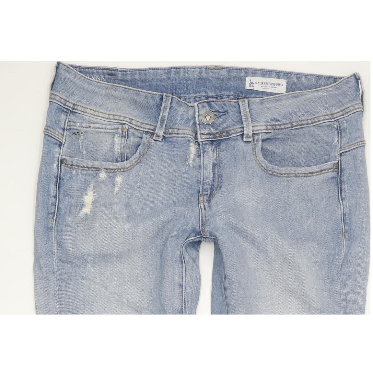 G-Star Lynn Women Blue Skinny Slim Stretch Jeans W31 L32