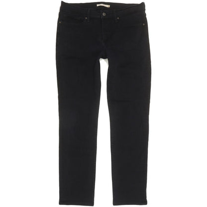 Levi's 312 Shaping Women Black Straight Slim Jeans W31 L28