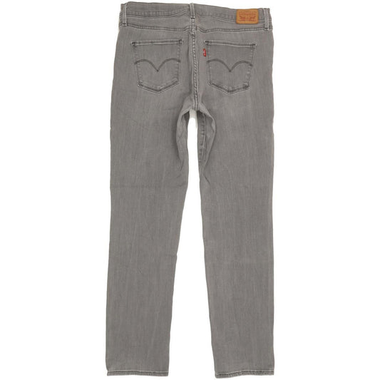 Levi's 312 Shaping Women Grey Straight Slim Stretch Jeans W31 L29