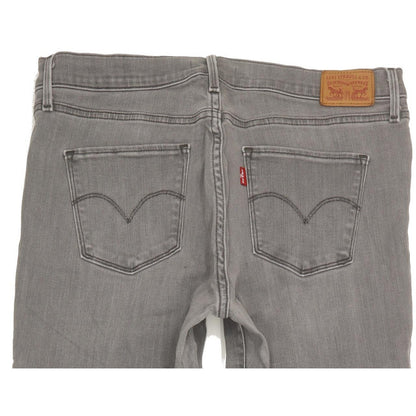 Levi's 312 Shaping Women Grey Straight Slim Stretch Jeans W31 L29