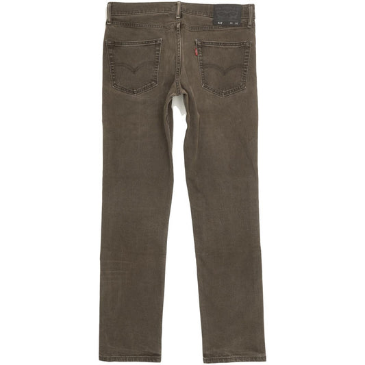 Levi's 511 Men Grey Straight Slim Jeans W33 L31