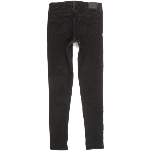 Levi's 711 Women Black Skinny Slim Stretch Jeans W27 L29