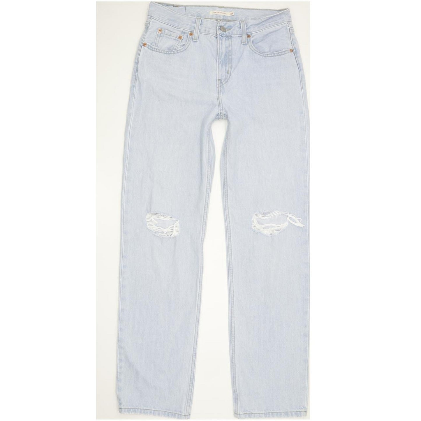 Levi's Low Pro Blue Straight Regular Jeans High Waisted W28 L31