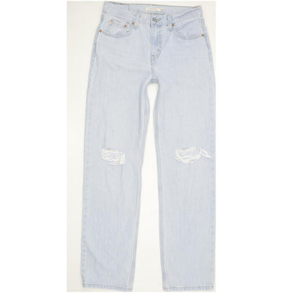 Levi's Low Pro Blue Straight Regular Jeans High Waisted W28 L31