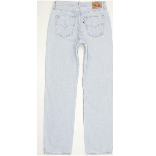 Levi's Low Pro Blue Straight Regular Jeans High Waisted W28 L31