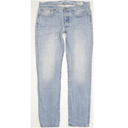 G-Star 3301 Men Blue Straight Regular Jeans W36 L33