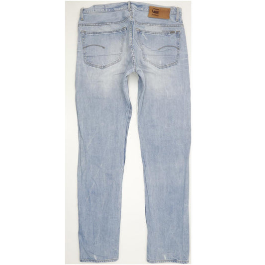 G-Star 3301 Men Blue Straight Regular Jeans W36 L33