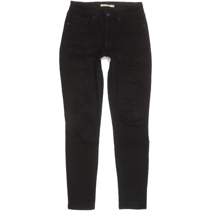 Levi's 721 Women Black Skinny Slim Stretch Jeans W27 L29