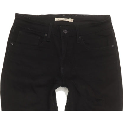 Levi's 721 Women Black Skinny Slim Stretch Jeans W27 L29