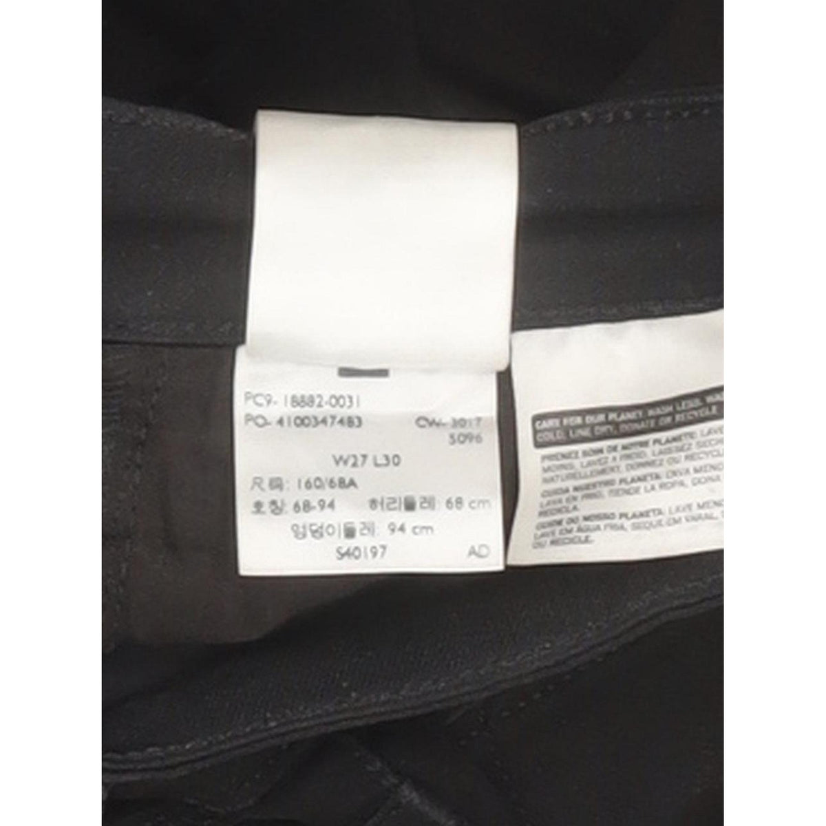Levi's 721 Women Black Skinny Slim Stretch Jeans W27 L29