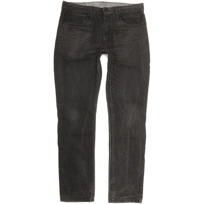 Levi's 511 Men Black Straight Slim Jeans W34 L32