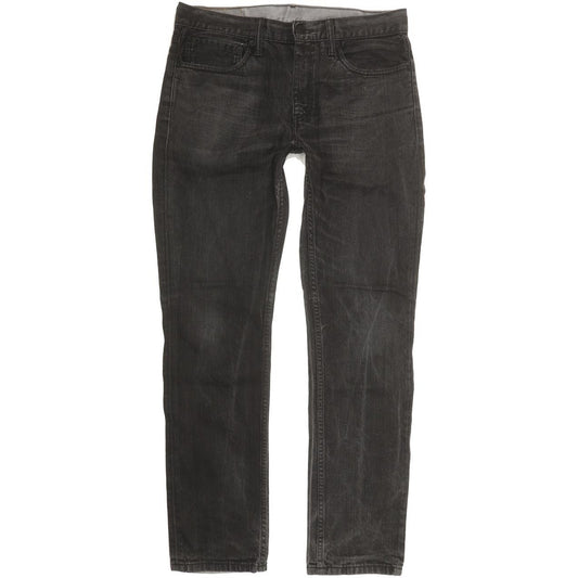 Levi's 511 Men Black Straight Slim Jeans W34 L32