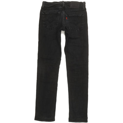 Levi's 511 Men Black Straight Slim Stretch Jeans W29 L31