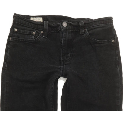 Levi's 511 Men Black Straight Slim Stretch Jeans W29 L31