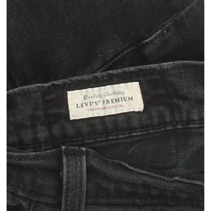 Levi's 511 Men Black Straight Slim Stretch Jeans W29 L31