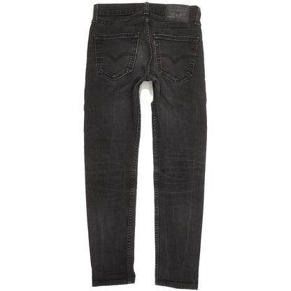 Levi's 512 Men Black Tapered Slim Stretch Jeans W29 L29