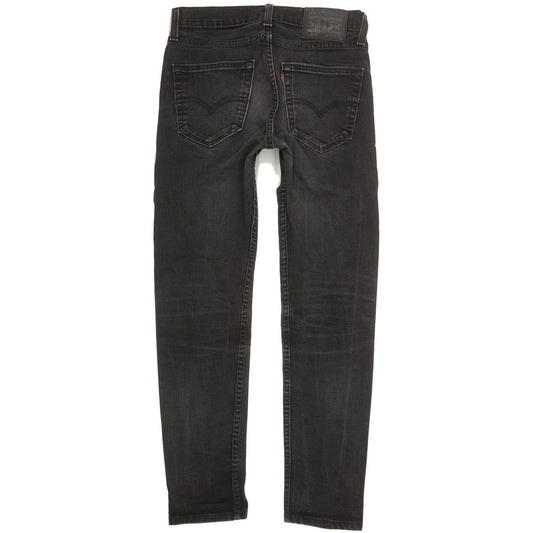 Levi's 512 Men Black Tapered Slim Stretch Jeans W29 L29