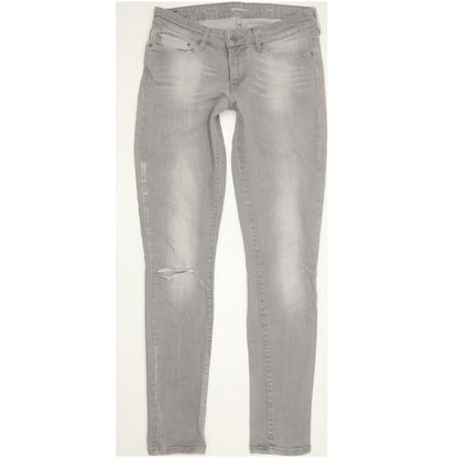 Levi's Demi Curve Women Grey Skinny Slim Stretch Jeans W29 L33