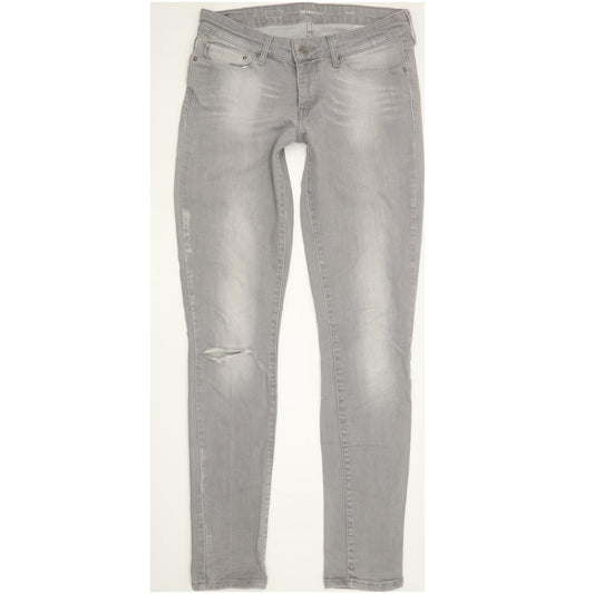 Levi's Demi Curve Women Grey Skinny Slim Stretch Jeans W29 L33