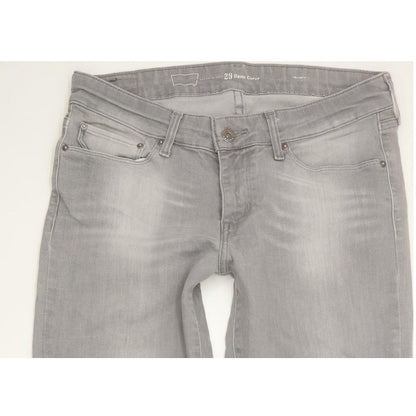 Levi's Demi Curve Women Grey Skinny Slim Stretch Jeans W29 L33