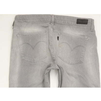 Levi's Demi Curve Women Grey Skinny Slim Stretch Jeans W29 L33
