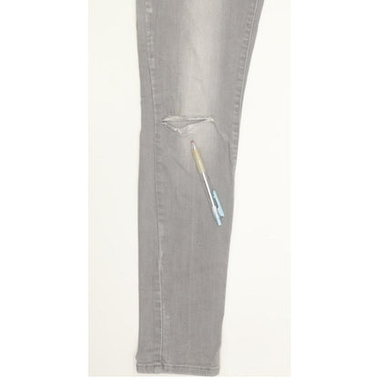 Levi's Demi Curve Women Grey Skinny Slim Stretch Jeans W29 L33