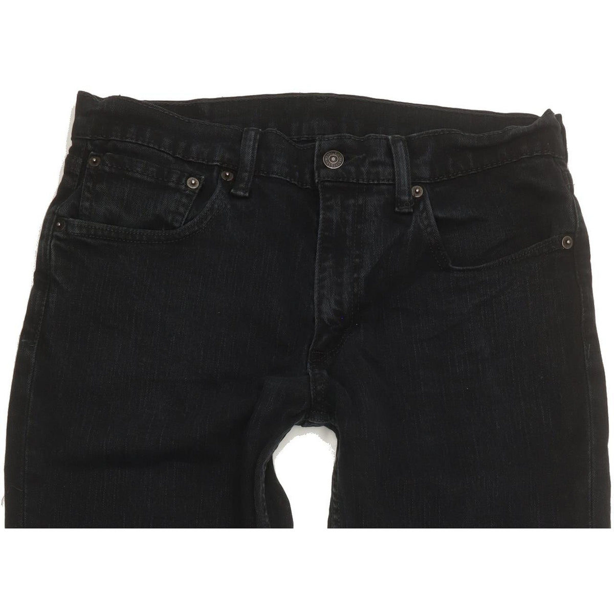 Levi's 511 Men Black Straight Slim Stretch Jeans W32 L31