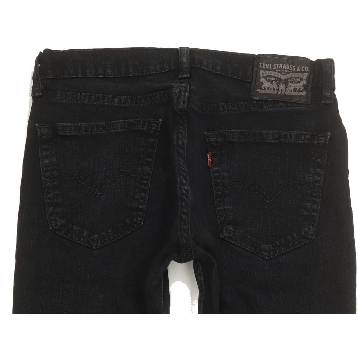 Levi's 511 Men Black Straight Slim Stretch Jeans W32 L31