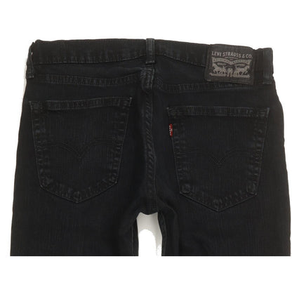 Levi's 511 Men Black Straight Slim Stretch Jeans W32 L31