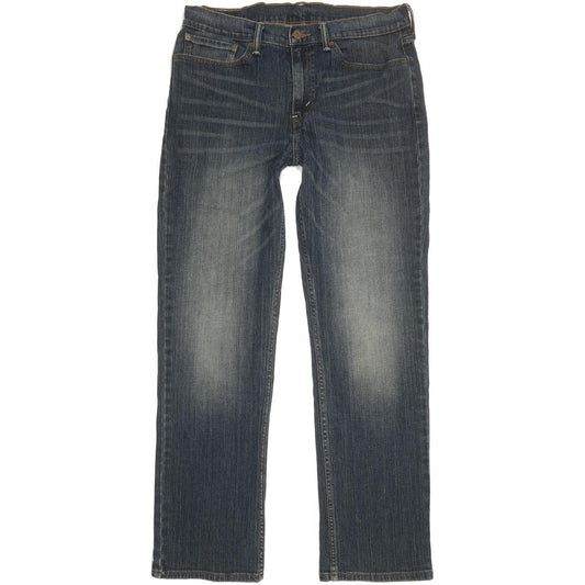 Levi's 514 Men Blue Straight Slim Jeans W34 L32