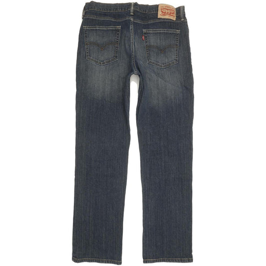 Levi's 514 Men Blue Straight Slim Jeans W34 L32