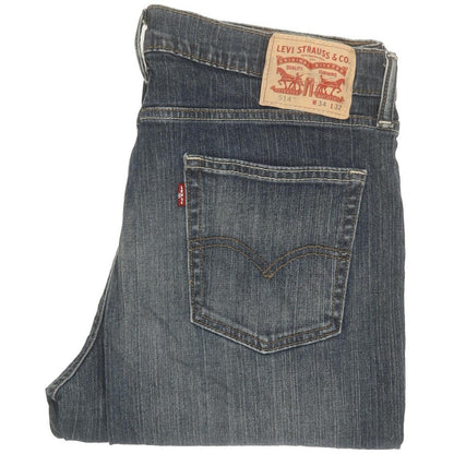 Levi's 514 Men Blue Straight Slim Jeans W34 L32
